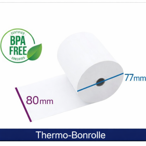Thermobonrolle 80/77/12mm | 25/50 Stück