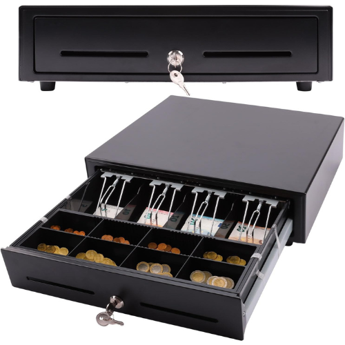 Geldschublade | L-Lade mit Metallführungen