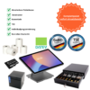 Schlüsselfertiges Paket (1000 x 1000 px) (56) Komplettpaket 10,95" Tablet-Kasse Einzelhandel & Gastro mit Dockingstation inkl. TSE, Bondrucker, Kassenlade & 12 Monate Softwarepaket