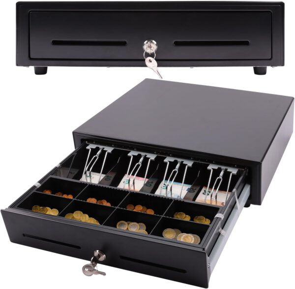 L-Lade Komplettpaket 15,6″ Touchkasse Einzelhandel & Gastro PITPOS S15 inkl. Bondrucker, Kassenlade, TSE & 12 Monate Softwarepaket