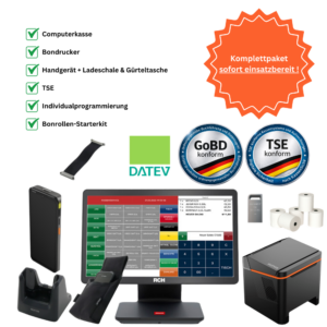 Schlüsselfertiges Paket (1000 x 1000 px) - 2026-03-19T150204.510 Komplettpaket Gastronomie KV-V900 & Sunmi L3 Ordergerät, 2 Bondrucker, TSE & 12 Monate Softwarepaket